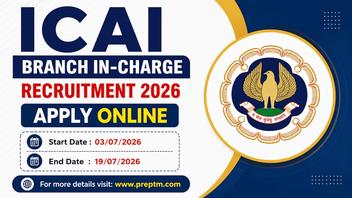 ICAI Branch In-Charge Recruitment 2026: Apply Online for 129 Posts